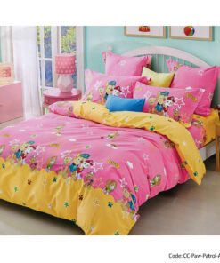 سرویس روتختی و ملحفه دوختدار نوجوان عروسکی مدل PAW PATROL A