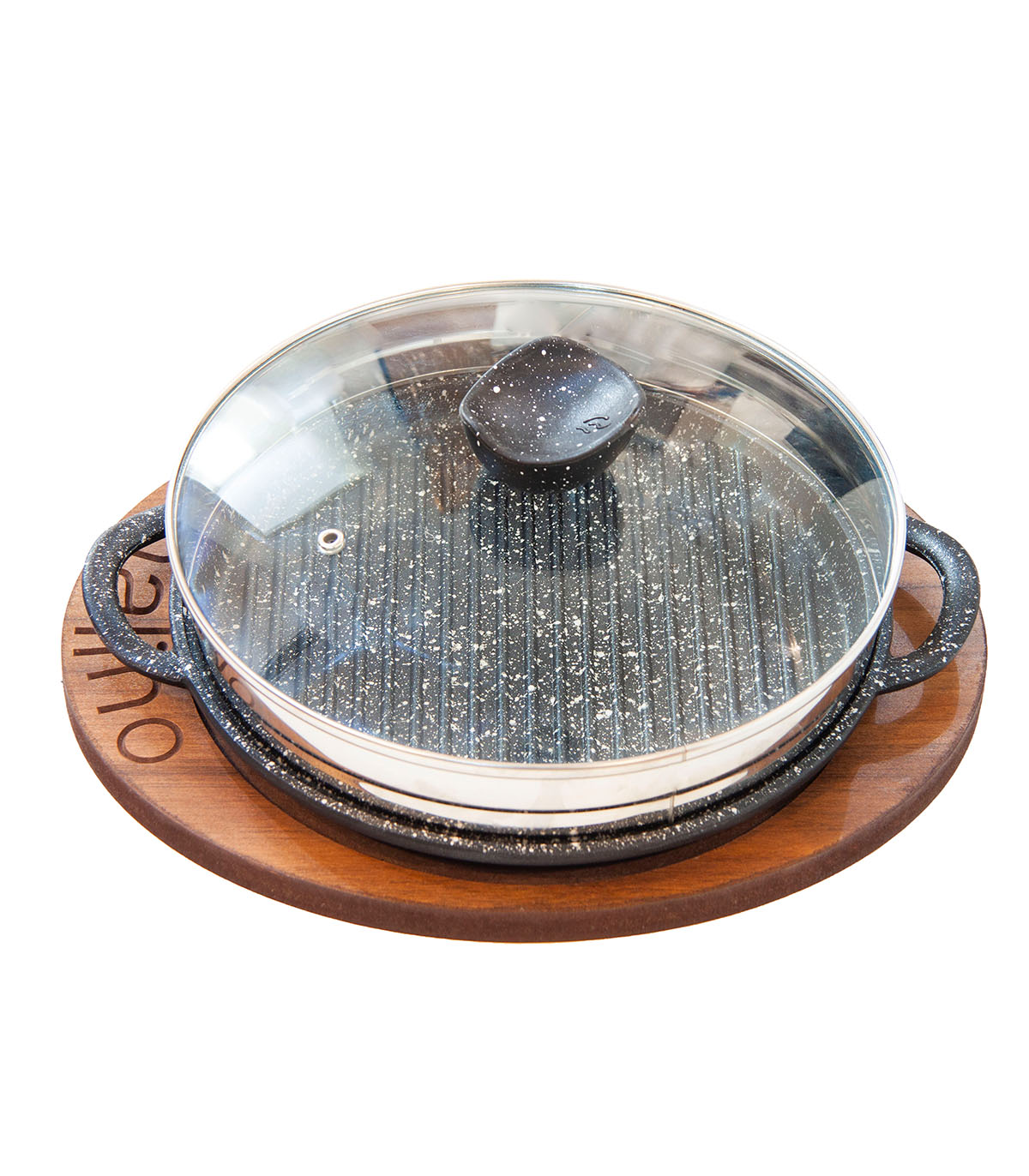 ماهیتابه چدنی گرد درب دار سایز 26 مدل Padela