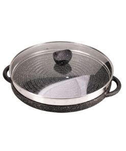 تابه گرد چدنی سایز 28 مدل Spiza