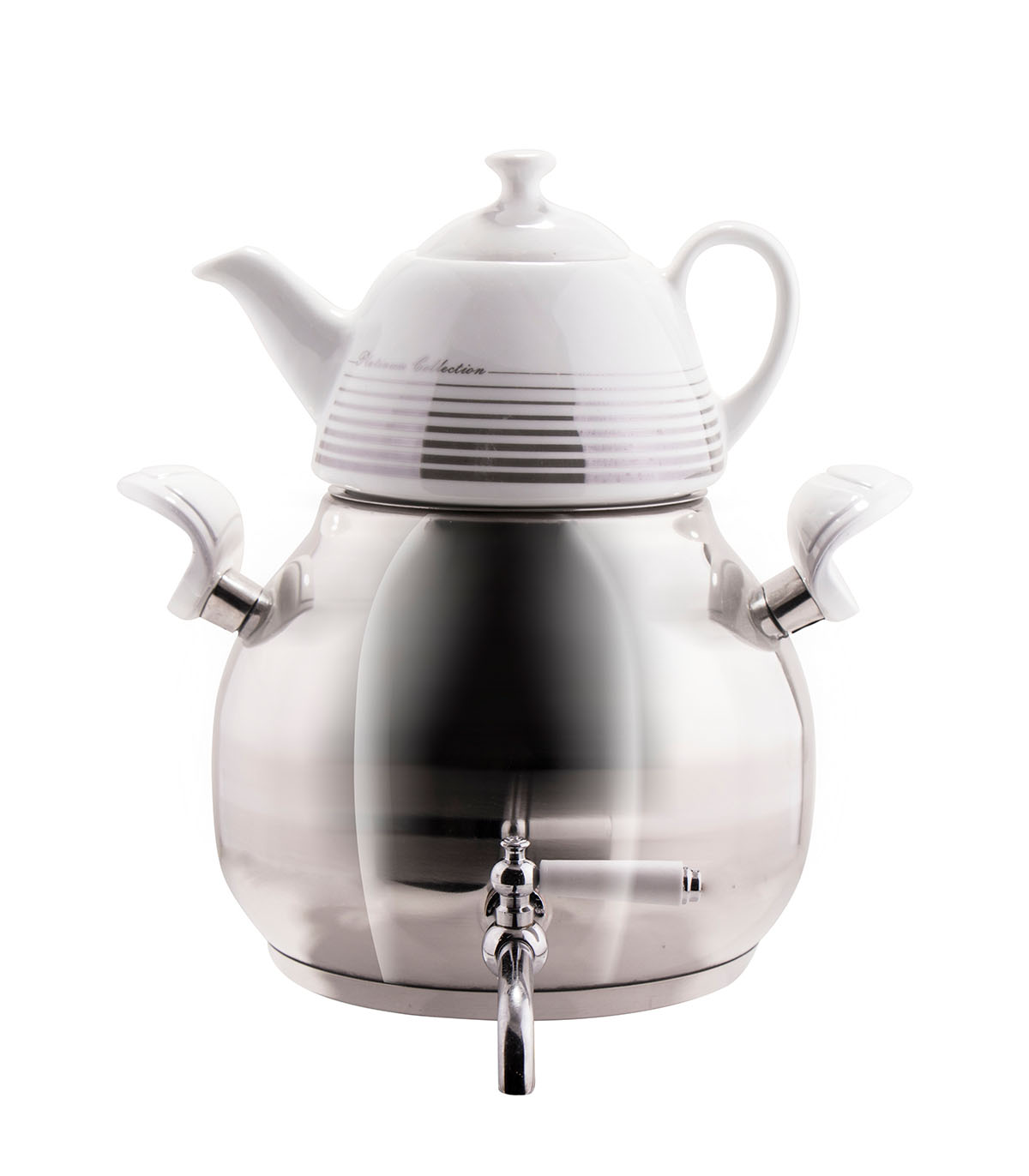 سرویس کتری و قوری استیل مدل ATRINA