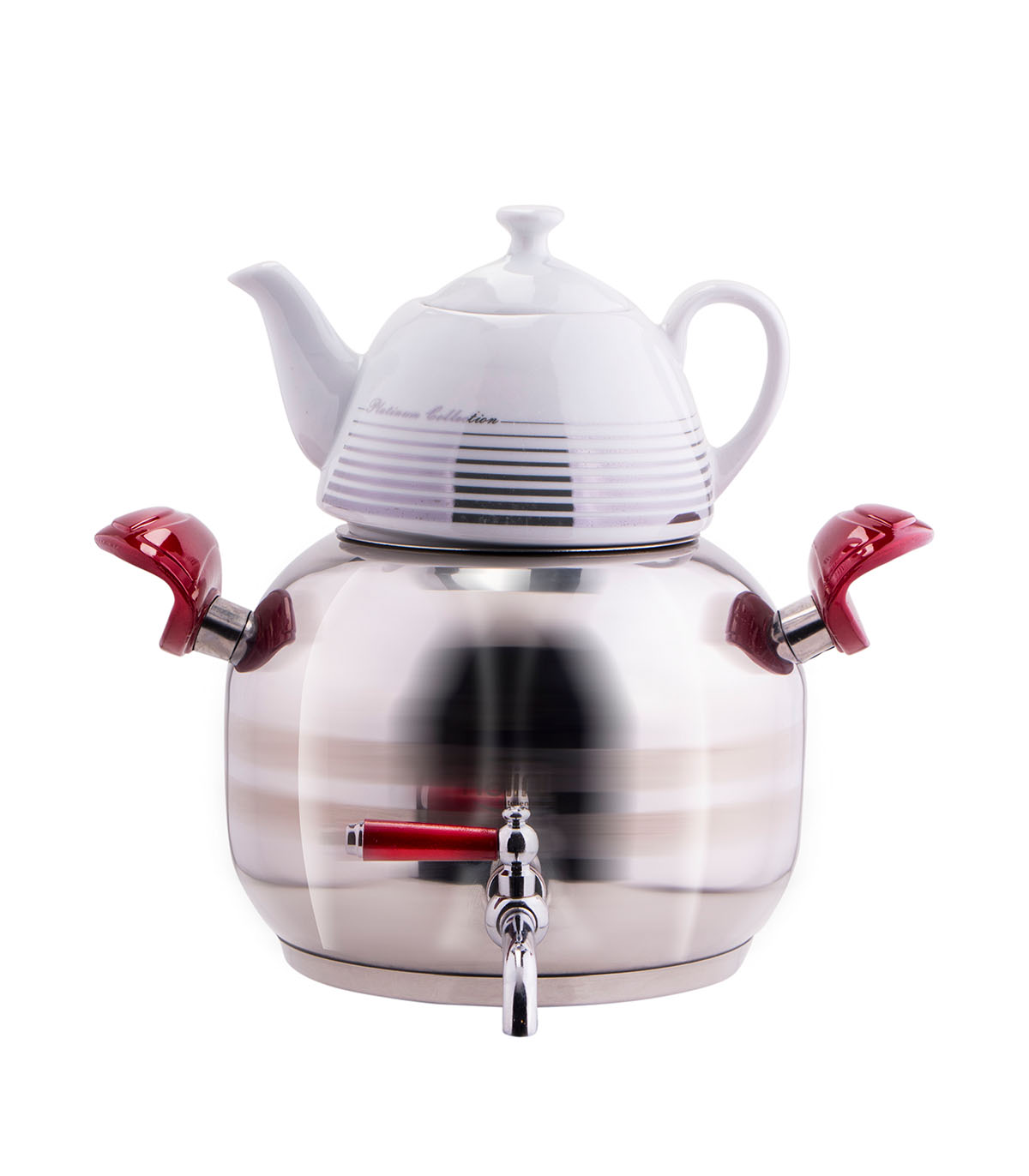 سرویس کتری استیل و قوری مدل ATRIN