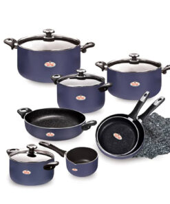 سرویس قابلمه گرانیتی زرساب 12 پارچه مدل گرانیتا 7580