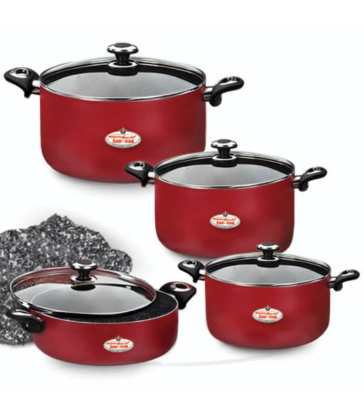 سرویس قابلمه زرساب 8 پارچه مدل گرانیتا