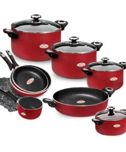 سرویس قابلمه گرانیتی زرساب 12 پارچه مدل گرانیتا 7580