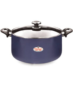 قابلمه گرانیتی درب شیشه ای سایز 20 زرساب مدل گرانیتا