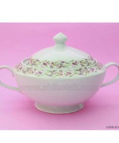 ظرف سوپ خوری گرد طرح رزیتا