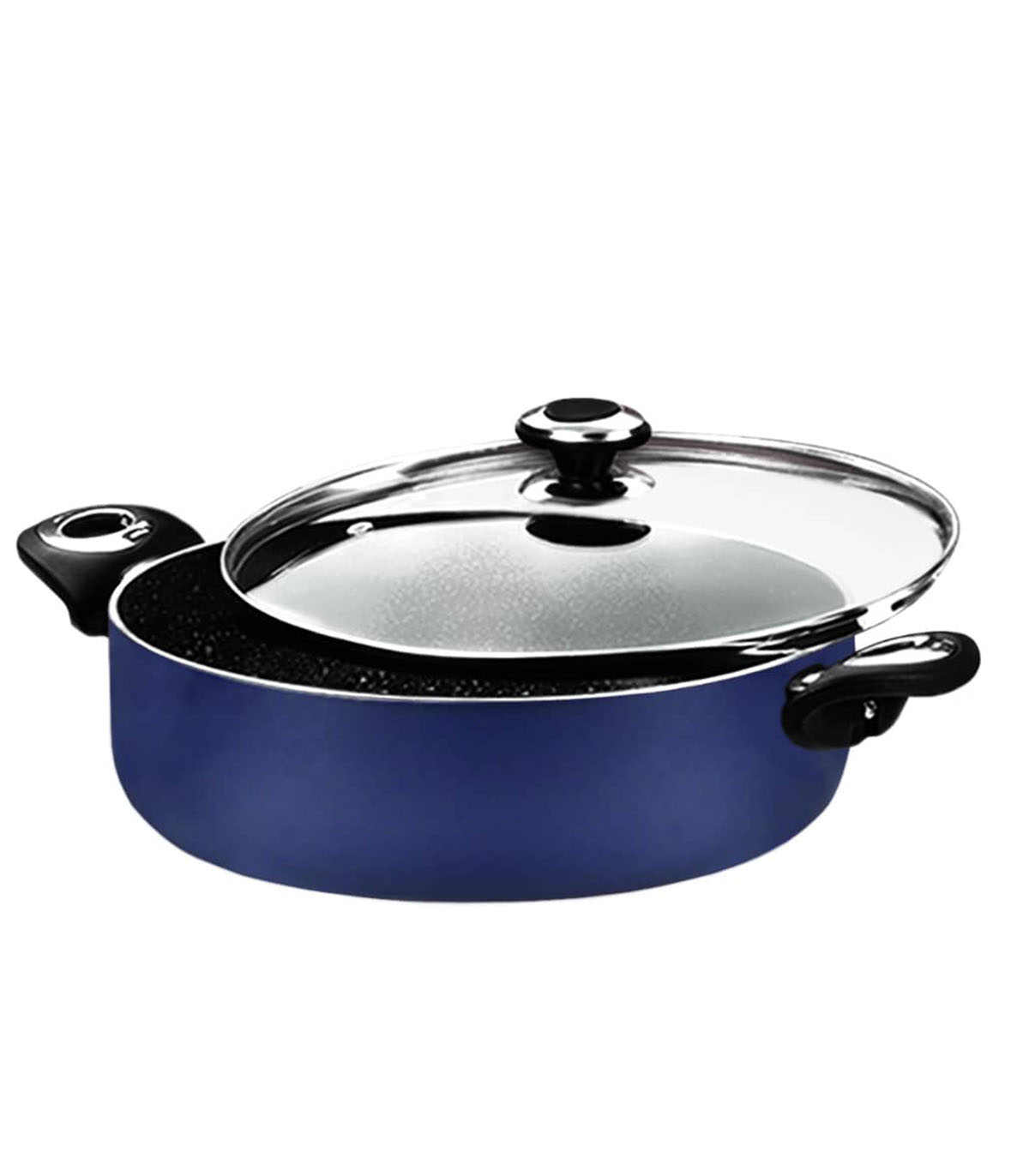 ماهیتابه گرانیتی دو دسته سایز 28 زرساب مدل گرانیتا