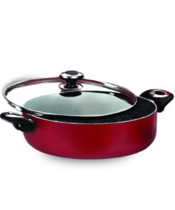 ماهیتابه گرانیتی دو دسته سایز 28 زرساب مدل گرانیتا