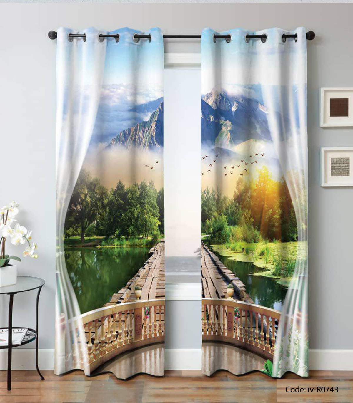 پرده اتاق خواب مدل پل