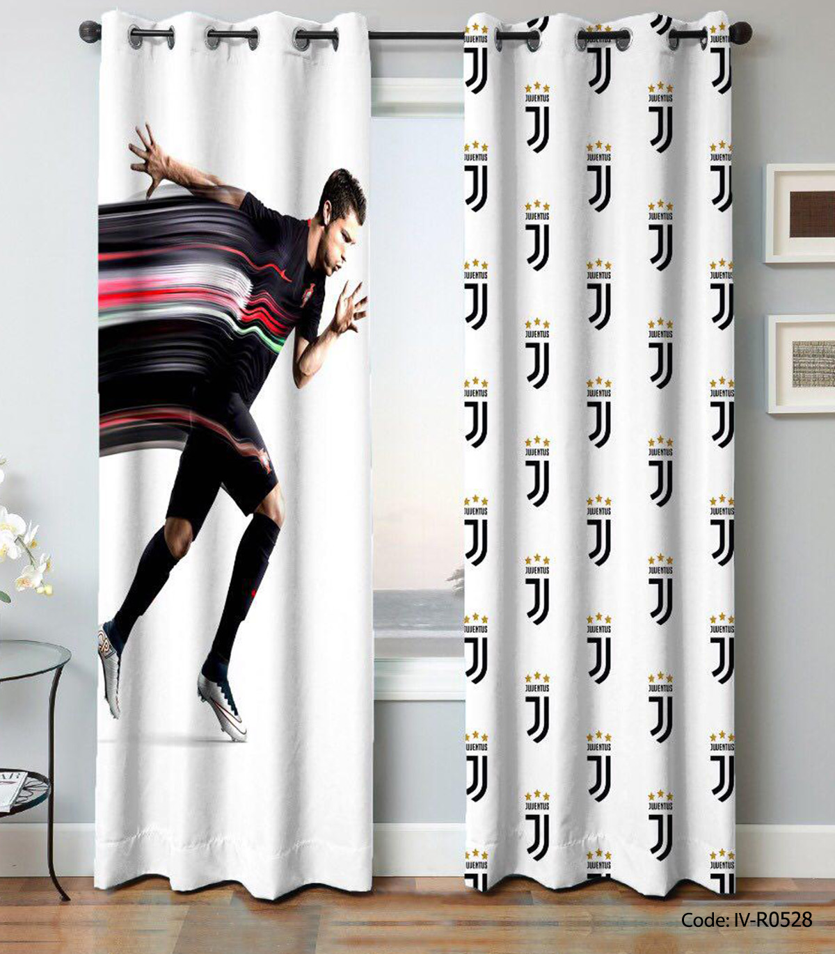 پرده پانچی اسپرت مدل JUVENTUS