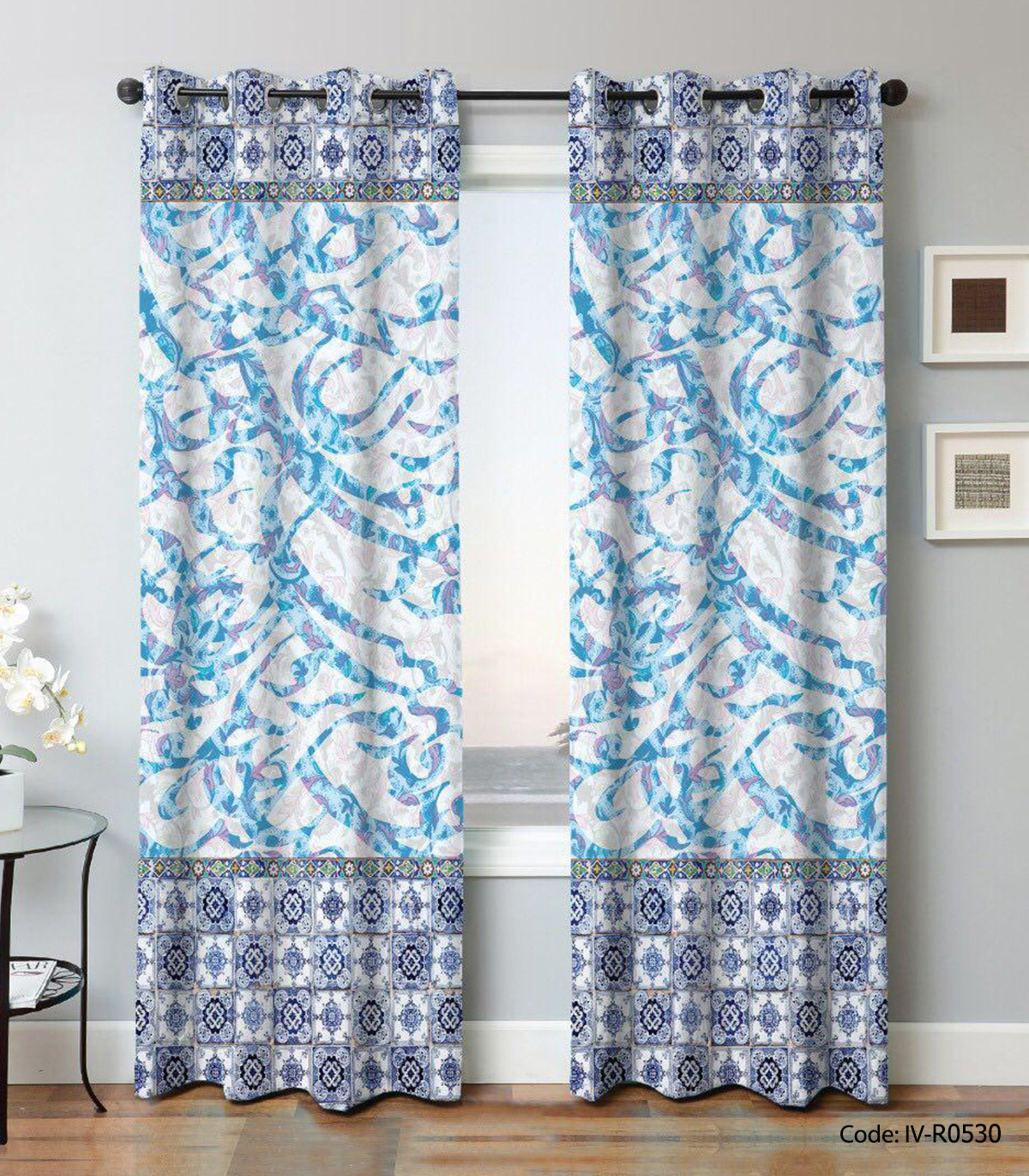 پرده پانچی سنتی مدل خطاطی