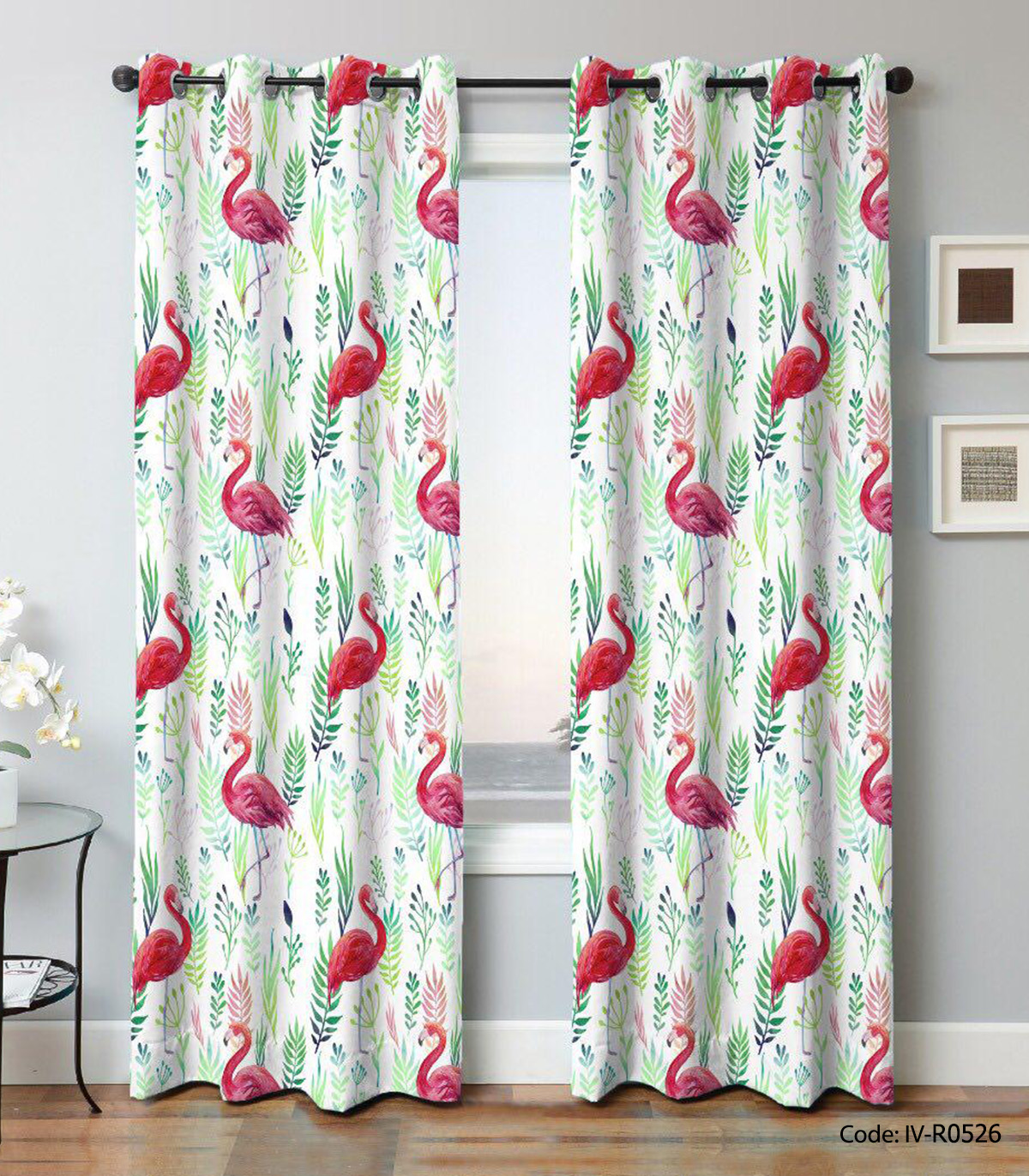 پرده پانچی مدرن مدل مرغابی