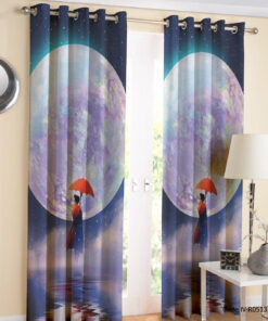 پرده پانچی مدل ماه