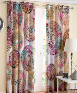 پرده پانچی طرح گرد مدل سنتی