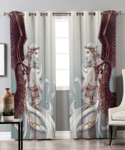 پرده دو تکه پانچی مدل باستانی