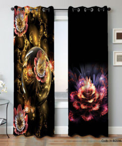 پرده پانچی مدل حباب