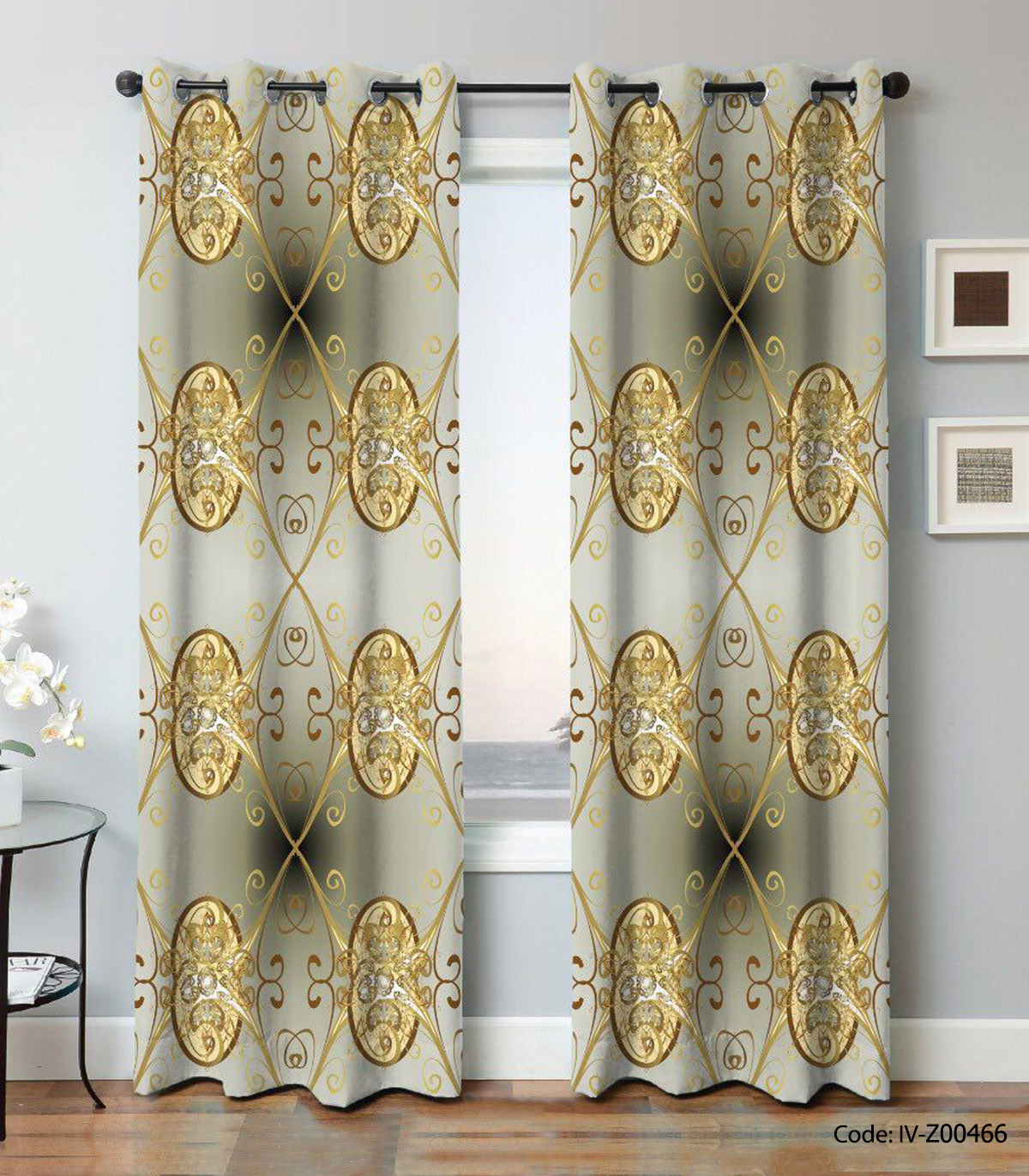 پرده اتاق پذیرایی پانچی مدل پادشاه