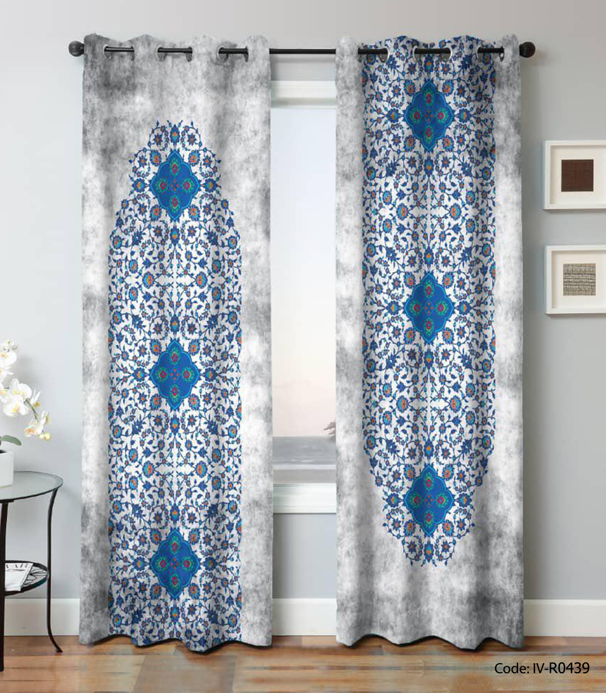 پرده سنتی پانچی مدل لوزی