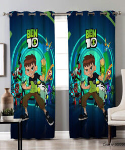 پرده پانچی پسرانه مدل BEN 10