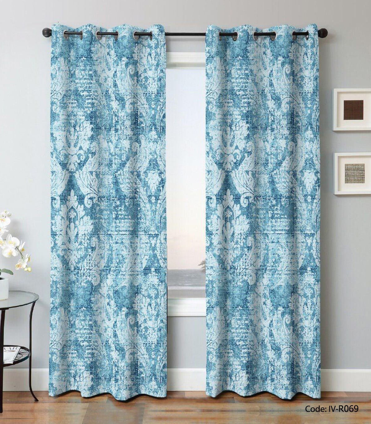 پرده پانچی مدرن مدل ابرو بادی