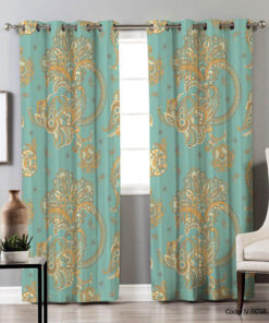 پرده دو تکه پانچی مدل سنتی