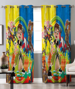 پرده پانچی پسرانه مدل بن تن