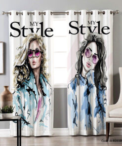 پرده پانچی دخترانه نوجوان مدل MY STYLE 2