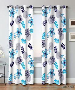 پرده پانچی اتاق خواب فانتزی مدل گلزار