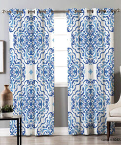 پرده پانچی اتاق پذیرایی مدل کنابد