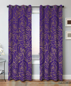 پرده 2 تکه پانچی پذیرایی مدل 104