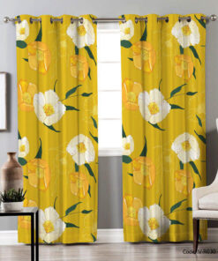 پرده پانچی اتاق خواب طرح نسیم