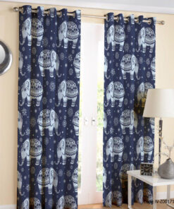 پرده پانچی مخصوص اتاق کودک مدل فیل