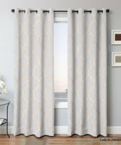 پرده پانچی دو تکه طرح اکباتان