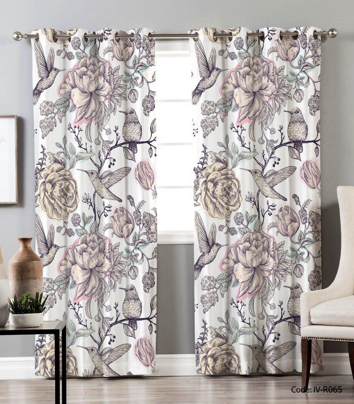 پرده پانچ پذیرایی مدل وارنا