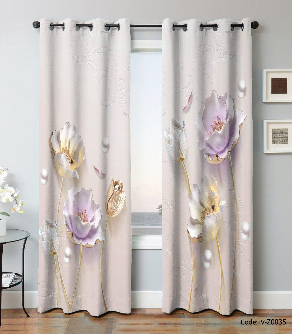 پرده پانچ پذیرایی مدل BLOOM