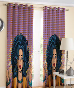 پرده پانچ آرایشگاهی مدل کارتن