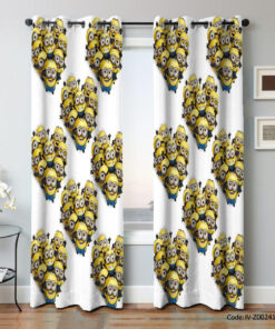 پرده پانچ اتاق خواب کودک مدل مینیون