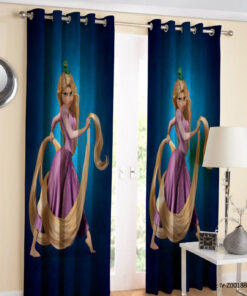 پرده اتاق کودک پانچی مدل راپونزل