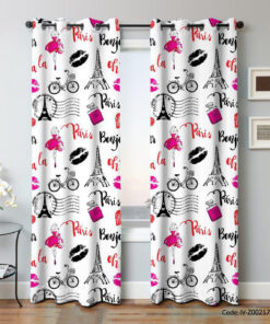 پرده پانچ اتاق خواب مدل PARIS2