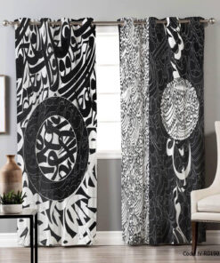 پرده پانچی اتاق خواب مدل عشق