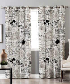 پرده پانچی اتاق خواب مدل سکان