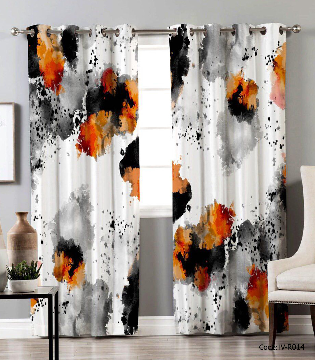 پرده پانچ اتاق خواب 2 تکه مدل انفجار