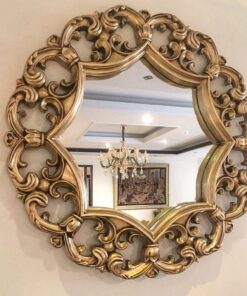 آینه 8 ضلعی بزرگ دیوار کوب