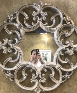 آینه 8 ضلعی بزرگ دیوار کوب