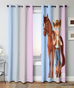 پرده پانچی اتاق کودک مدل تگزاس