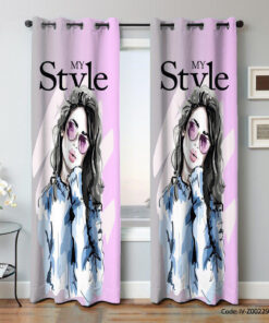 پرده پانچی اتاق نوجوان دخترانه مدل MY STYLE 3