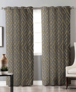 پرده پانچی اتاق پذیرایی دو تکه مدل چهل ستون