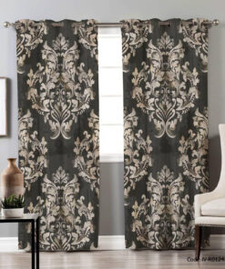 پرده پانچی سالن پذیرایی مدل تخت جمشید