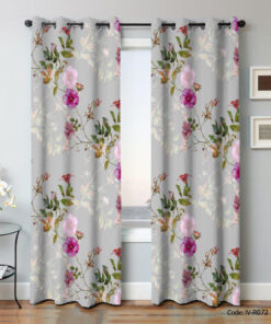 پرده پانچی سالن پذیرایی مدل شاخه بهار