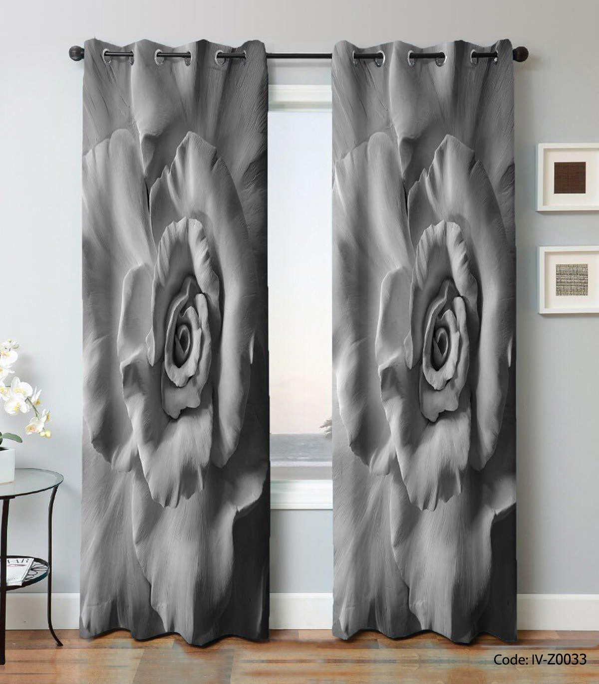 پرده پانچ سالن پذیرایی مدل محیا